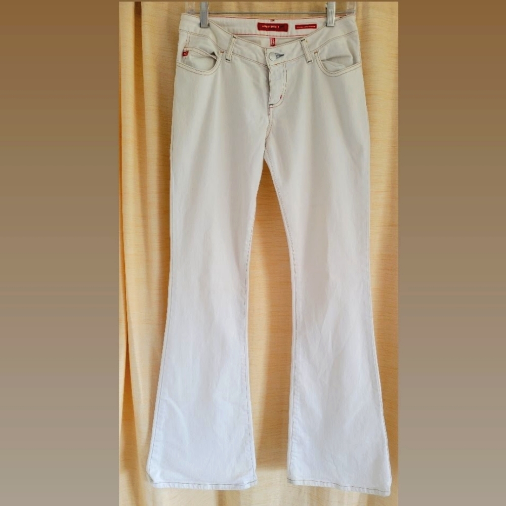 Miss Sixty vintage white flared jeans size 31W 34L